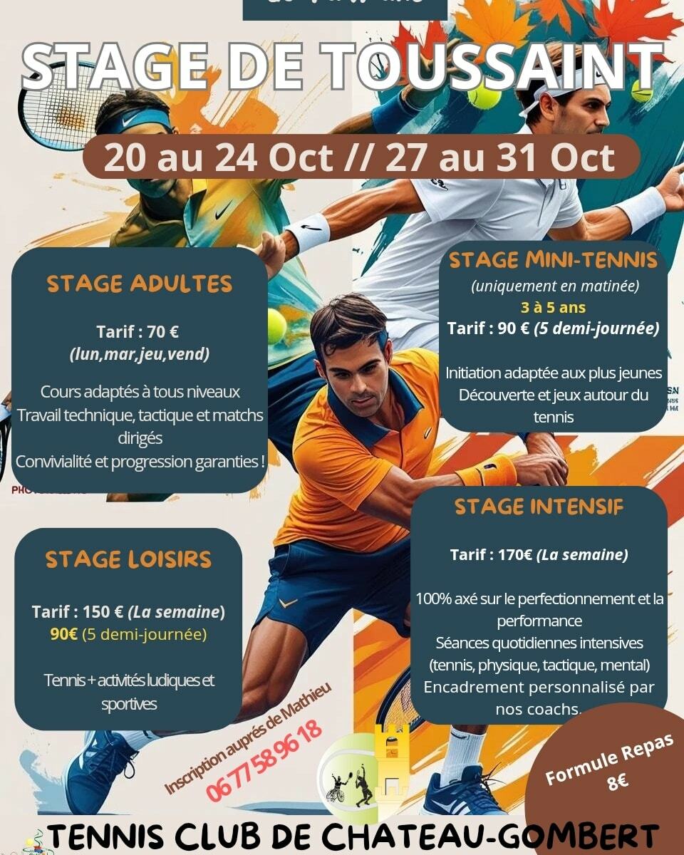 STAGES DE TOUSSAINT
