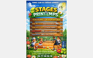 Stage de Printemps - Vacances Scolaire
