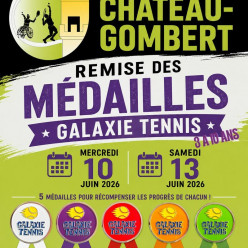 Remise des Médailles Galaxie Tennis – Mercredi 10 Juin